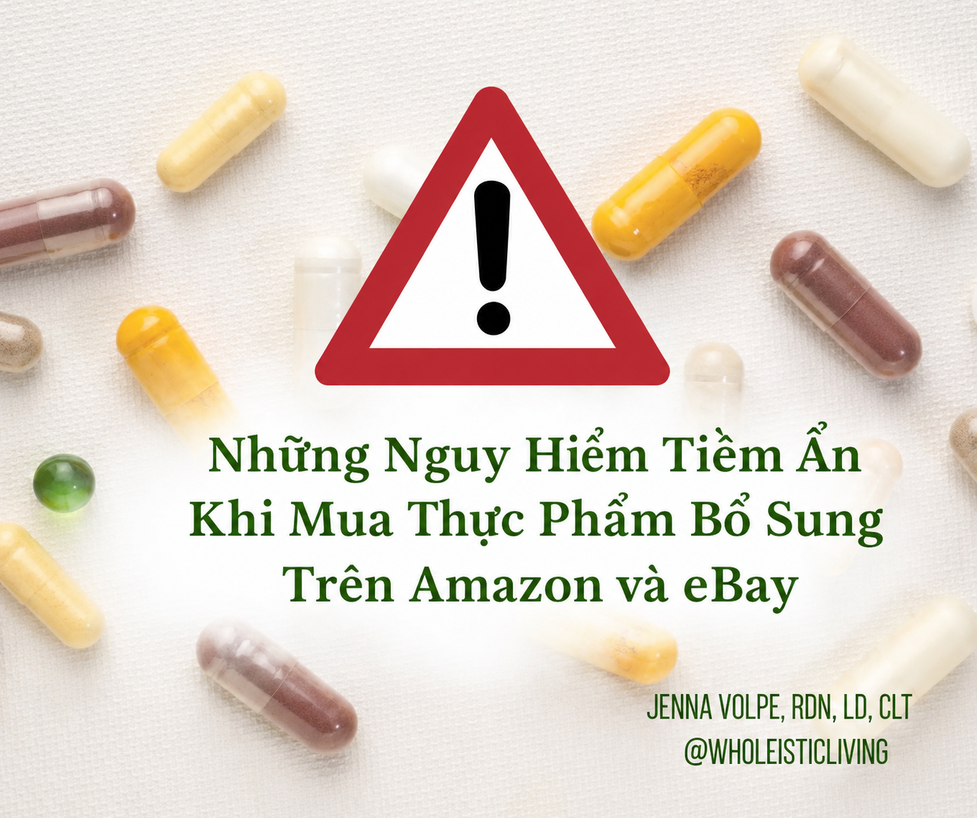 Cảnh báo nguy hiểm khi mua thực phẩm chức năng trên Amazon và eBay