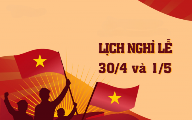 Lịch nghỉ lễ 30/4 - 1/5 năm 2026 kéo dài 4 ngày liên tiếp cho người lao động Việt Nam