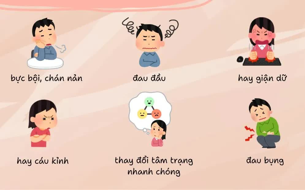 các biểu hiện trầm cảm ở trẻ em như buồn bã lo âu cáu gắt và thu mình